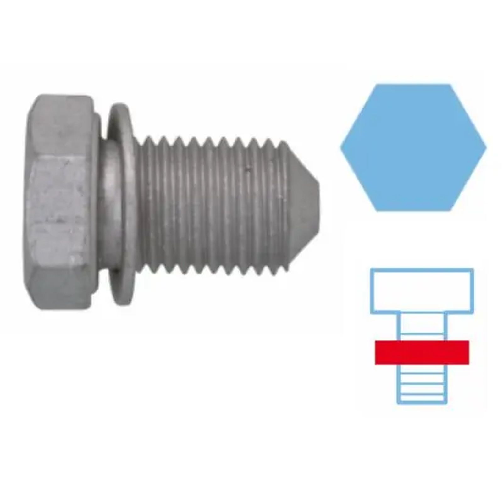 ORIGINAL® Corteco Verschlussschraube, Ölwanne für VW GOLF IV UP! GOLF V POLO#